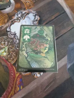 Forest 302 JP Full Art Foil MTG Kamigawa, Neon Dynasty - Pack Fresh - - Image 1