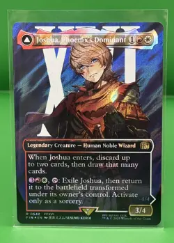MTG Final Fantasy Joshua, Phoenix's Dominant Borderless Surge Foil NM - Image 1
