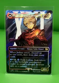 MTG Final Fantasy Joshua, Phoenix's Dominant Borderless Surge Foil NM - Image 2