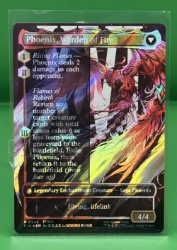 MTG Final Fantasy Joshua, Phoenix's Dominant Borderless Surge Foil NM - Image 4