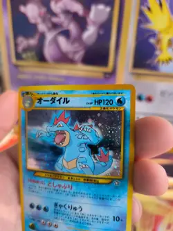 Pokemon Karte Card Impergator Feraligatr Neo Genesis 2000 Holo Wotc japanese Exc - Image 5