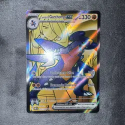 Pokemon TCG Cynthia's Garchomp EX 215/182 Destined Rivals Ultra Rare - Image 2