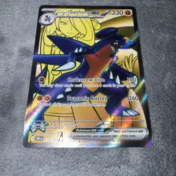 Pokemon TCG Cynthia's Garchomp EX 215/182 Destined Rivals Ultra Rare - Image 3