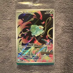 2025 Pokemon Mega Evolution Bulbasaur Illustration Rare #133/132 Sealed - Image 1