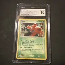 Paras 004/034 Pokemon Classic CLV Venusaur & Lugia ex Deck Holo CGC 10 Gem Mint - Image 1
