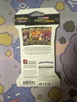 Pokemon TCG Sword & Shield Darkness Ablaze Sleeved Booster Pack - 10 Cards | NEW 820650807121 - Image 2