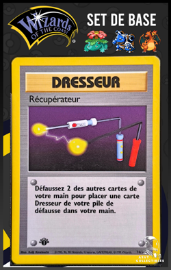Carte Pokemon Recuperateur 74/102 Edition 1 Ed 1 Set De Base Wizards FR 2 - Image 1