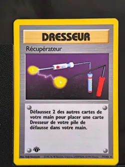 Carte Pokemon Recuperateur 74/102 Edition 1 Ed 1 Set De Base Wizards FR 2 - Image 2