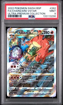 Pokemon TCG Charizard VSTAR SWSH262 PSA 9 - Image 1