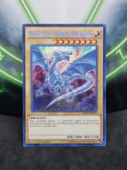 Yugioh Blue-Eyes White Dragon MVP1-ENS55 Secret Rare 1st Edition NM - Image 1