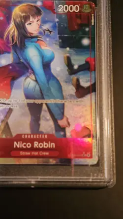 Bandai One Piece CCG Nico Robin OP05-010 Premium Booster Foil Full Art PSA 10 - Image 3