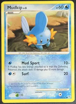 Mudkip 116/147 Pokemon English Platinum Supreme Victors 2009 - Image 1