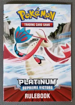 POKEMON PLATINUM SUPREME VICTORS RULEBOOK/CARDLIST ARCANINE/MILOTIC - Image 1