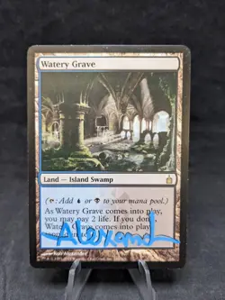 Watery Grave - Ravnica: City of Guilds - 286/306 - MTG - Artist Signed - LP - A - Image 1
