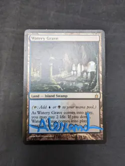 Watery Grave - Ravnica: City of Guilds - 286/306 - MTG - Artist Signed - LP - A - Image 2