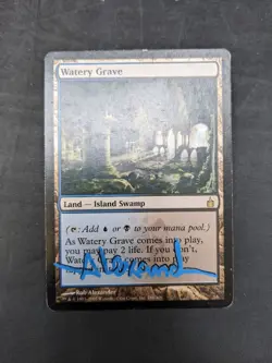 Watery Grave - Ravnica: City of Guilds - 286/306 - MTG - Artist Signed - MP - B - Image 2