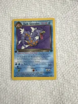 Pokemon Dark Gyarados 25/82 Non Holo Rare 1st Edition LP Vintage WOTC Vtg TCG - Image 1
