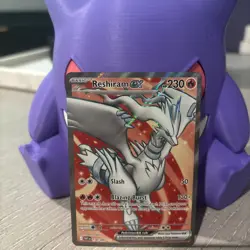 Reshiram ex 158/086 Sv: White Flare Full Art Ultra Rare Holo Pokemon TCG Card - Image 1