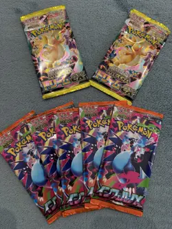 From Japan Pokemon Card MEGA Dream ex Booster Pack M2a x2, Inferno Pack x5 - Image 1