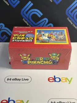 Pokemon Mario Pikachu Special BOX Poncho Japanese Sealed Pokemon Center 294/XY-P - Image 2