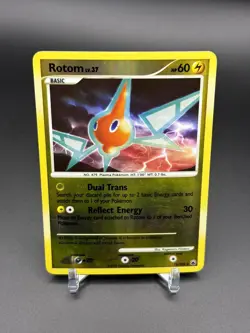 2008 Pokemon TCG Rotom 13/100 Majestic Dawn Reverse Holo Rare - Image 2