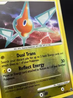 2008 Pokemon TCG Rotom 13/100 Majestic Dawn Reverse Holo Rare - Image 5