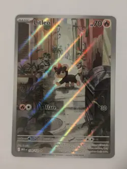 Litleo 139/132 Illustration Rare ME01: Mega Evolution Base Pokemon TCG NM - Image 1