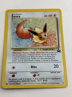 Eevee 11/53 Wotc Black Star Promo Holo Pokemon LP - Image 5