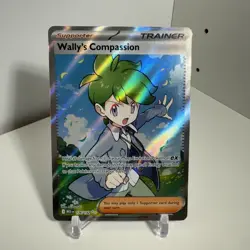 Wally's Compassion Full Art Trainer 176/132 Mega Evolution POKEMON NEAR MINT - Image 1
