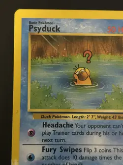 Pokemon TCG Psyduck 20/53 Wotc Promo Black Star DMG - Image 4