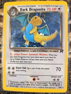 Pokemon 2000 Team Rocket Returns Dark Dragonite 15 MP - Image 1