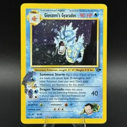 Giovanni's Gyarados 5/132 Holo - Gym Challenge - Pokemon TCG - LP 💎 READ - Image 1