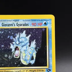 Giovanni's Gyarados 5/132 Holo - Gym Challenge - Pokemon TCG - LP 💎 READ - Image 2
