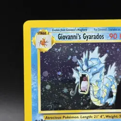 Giovanni's Gyarados 5/132 Holo - Gym Challenge - Pokemon TCG - LP 💎 READ - Image 3
