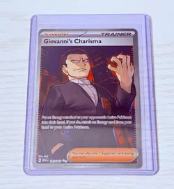 Pokemon 151 Giovanni's Charisma Special Illustration Rare Bundle - Image 4