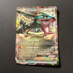 Pokemon TCG Rayquaza EX Holo Rare 85/124 Dragons Exalted - Image 1