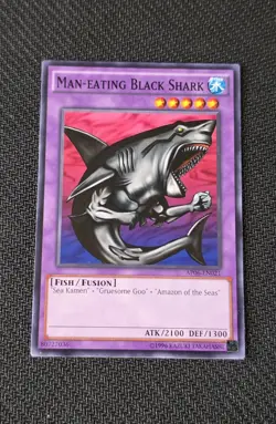 YGO Man-Eating Black Shark Common Near Mint Astral Pack 6 AP06-EN021 - Image 1