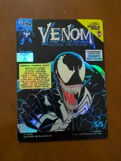 Eddie Brock / Venom, Lethal Protector Foil Showcase Marvel's Spider-Man NM MTG - Image 1