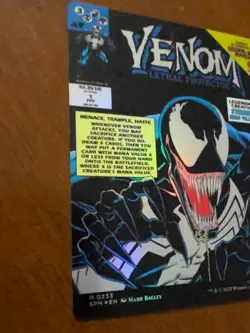 Eddie Brock / Venom, Lethal Protector Foil Showcase Marvel's Spider-Man NM MTG - Image 2