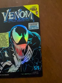 Eddie Brock / Venom, Lethal Protector Foil Showcase Marvel's Spider-Man NM MTG - Image 3