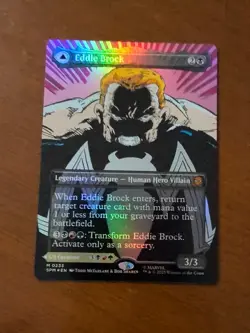 Eddie Brock / Venom, Lethal Protector Foil Showcase Marvel's Spider-Man NM MTG - Image 4