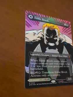 Eddie Brock / Venom, Lethal Protector Foil Showcase Marvel's Spider-Man NM MTG - Image 5