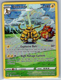 Electivire GG08/GG70 Crown Zenith: Galarian Gallery - Pokemon Card - NM - Image 1