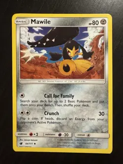 Mawile 64/111 LP Crimson Invasion English Pokemon Card TCG NM - Image 1