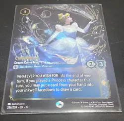 Disney Lorcana Cinderella Dream Come True Enchanted Foil Card Mint - Image 3