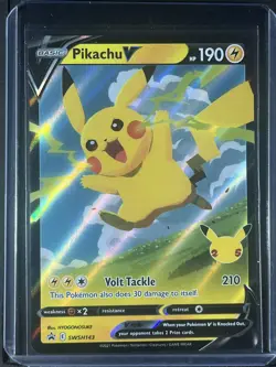 Pikachu V #SWSH143 SWSH: Sword & Shield Promo Cards 250001 - Image 1