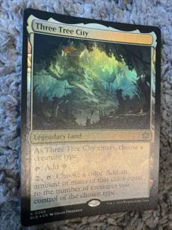 X1 Three Tree City BLB Bloomburrow MTG 260 FOIL RARE M/Nm 1x English - Image 1