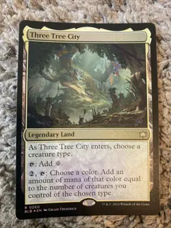 X1 Three Tree City BLB Bloomburrow MTG 260 FOIL RARE M/Nm 1x English - Image 2