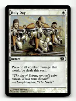 Holy Day 8th Edition FOIL #23 Magic the Gathering - Image 1