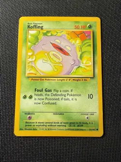 Koffing 51/102 - Pokemon Base Set Unlimited (6) - Image 1